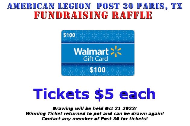 Raffle Gift Card